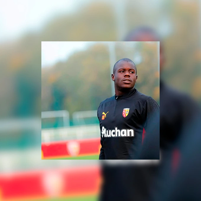 Malang Sarr, joueur du Racing club de Lens