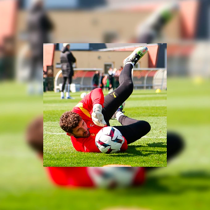 Joueur du Racing Club de Lens Jean-Louis Leca