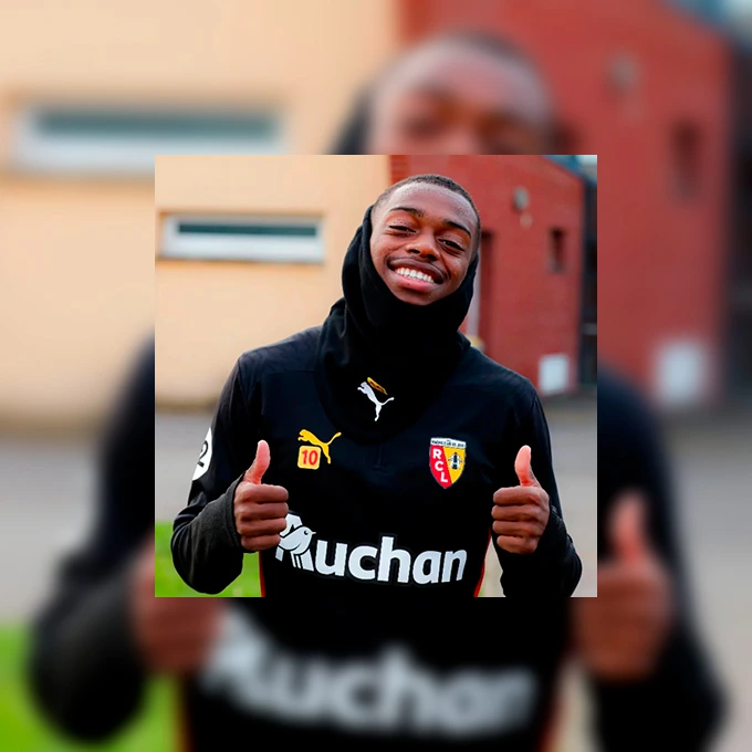 David Pereira da Costa, joueur du Racing club de Lens